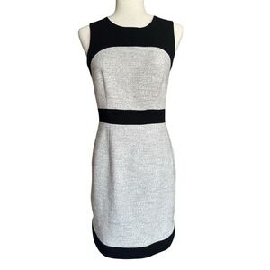 Banana Republic Tweed Crepe Dress Women's‎ Size 2 Classic Workwear Sophisticated
